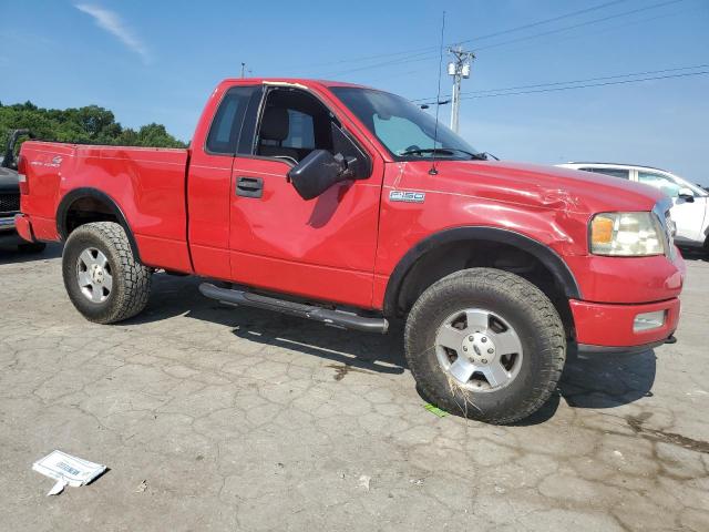 1FTRF14524NA68388 - 2004 FORD F150 RED photo 4