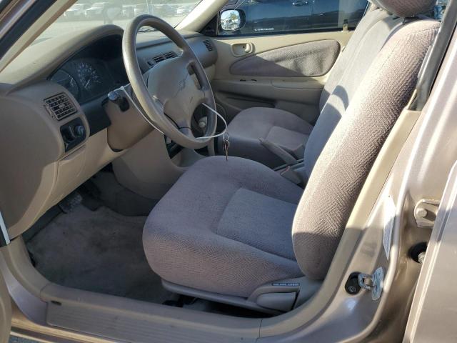 1Y1SK5485YZ407556 - 2000 CHEVROLET GEO PRIZM BASE TAN photo 7