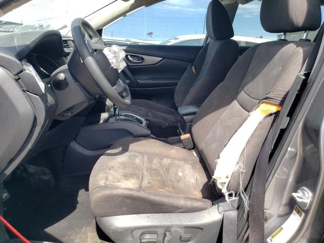 KNMAT2MT1GP651683 - 2016 NISSAN ROGUE S GRAY photo 7