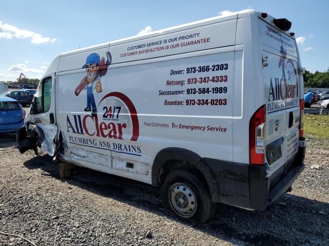 3C6TRVDG1KE544418 - 2019 RAM PROMASTER 2500 HIGH WHITE photo 2