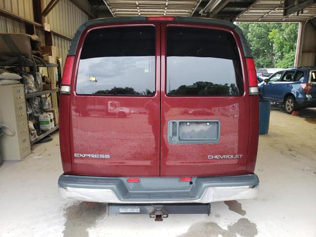 1GNFG15M911236060 - 2001 CHEVROLET EXPRESS 15 BURGUNDY photo 6