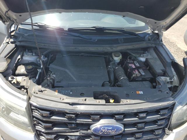 1FM5K8GT8GGA29502 - 2016 FORD EXPLORER SPORT SILVER photo 12