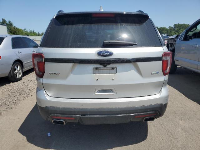 1FM5K8GT8GGA29502 - 2016 FORD EXPLORER SPORT SILVER photo 6