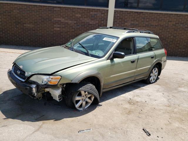 4S4BP61C977341491 - 2007 SUBARU LEGACY OUTBACK 2.5I GREEN photo 1