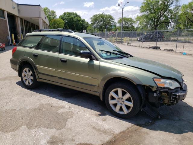 4S4BP61C977341491 - 2007 SUBARU LEGACY OUTBACK 2.5I GREEN photo 4