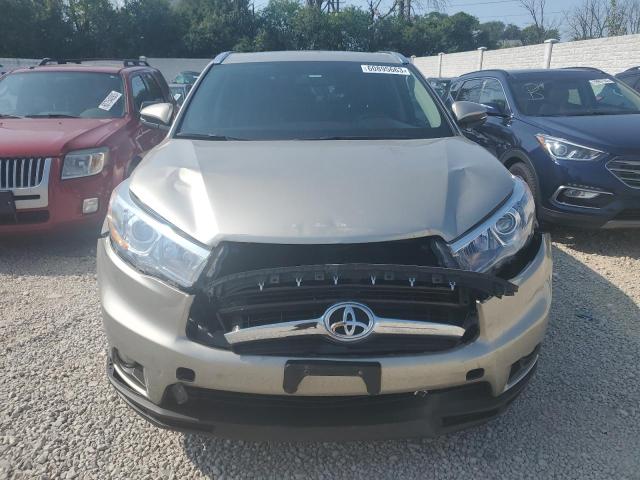 5TDJKRFH1FS217725 - 2015 TOYOTA HIGHLANDER XLE 米色 照片 5