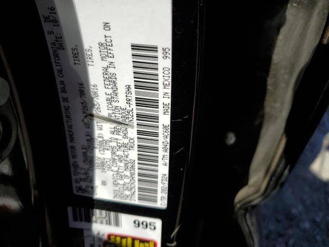 3TMAZ5CN3HM030682 - 2017 TOYOTA TACOMA DOUBLE CAB შავი ფოტო 10