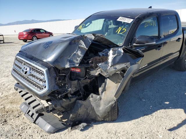 3TMAZ5CN3HM030682 - 2017 TOYOTA TACOMA DOUBLE CAB შავი ფოტო 9