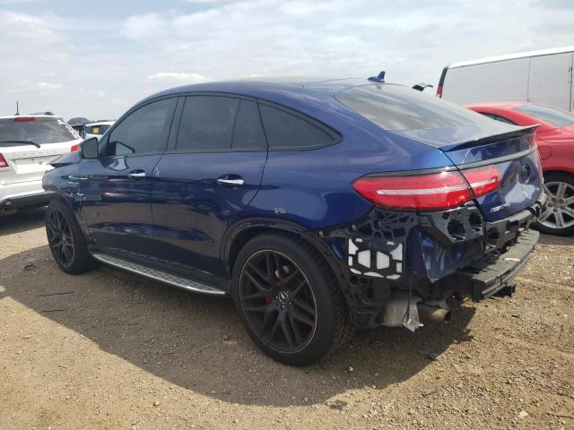 4JGED7FB3KA148194 - 2019 MERCEDES-BENZ GLE COUPE 63 AMG-S BLUE photo 2