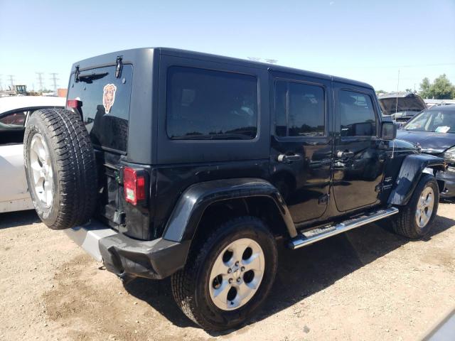 1C4BJWEG2FL526538 - 2015 JEEP WRANGLER U SAHARA BLACK photo 3