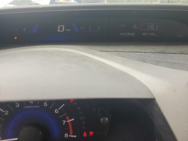 2HGFG3B27CH503788 - 2012 HONDA CIVIC DX SILVER photo 9