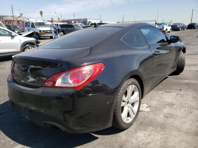 KMHHT6KDXCU079019 - 2012 HYUNDAI GENESIS CO 2.0T BLACK photo 4