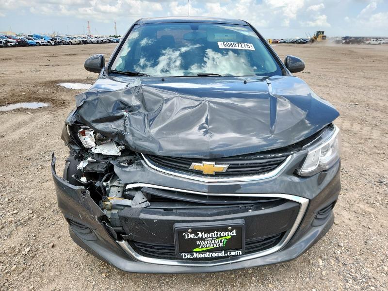 1G1JD5SBXK4119795 - 2019 CHEVROLET SONIC LT GRAY photo 5
