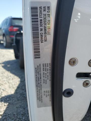 2C3CDZFJ6MH514236 - 2021 DODGE CHALLENGER R/T SCAT PACK WHITE photo 13