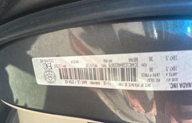 2C4RC1EG8HR633079 - 2017 CHRYSLER PACIFICA TOURING L PLUS CHARCOAL photo 10