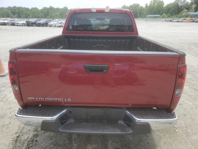 1GCCS196758135330 - 2005 CHEVROLET COLORADO RED photo 6