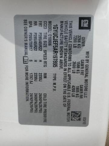 1GYUCJEF5AR197895 - 2010 CADILLAC ESCALADE ESV PREMIUM 奶油色 照片 14