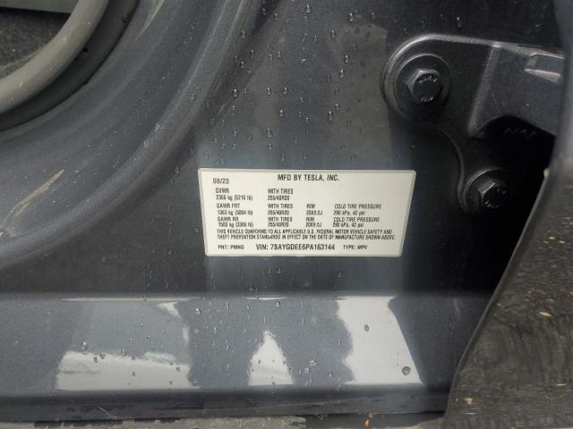 7SAYGDEE6PA163144 - 2023 TESLA MODEL Y Gris foto 12