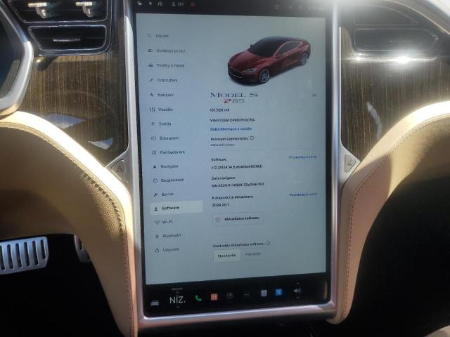 5YJSA1CP6DFP09754 - 2013 TESLA MODEL S წითელი ფოტო 9