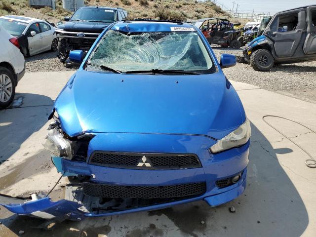 JA32X8HW9AU007548 - 2010 MITSUBISHI LANCER GTS BLUE photo 5