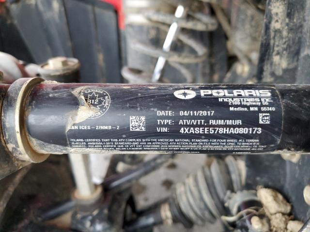4XASEE578HA080173 - 2017 POLARIS SPORTSMAN 570 EPS 红色 照片 10