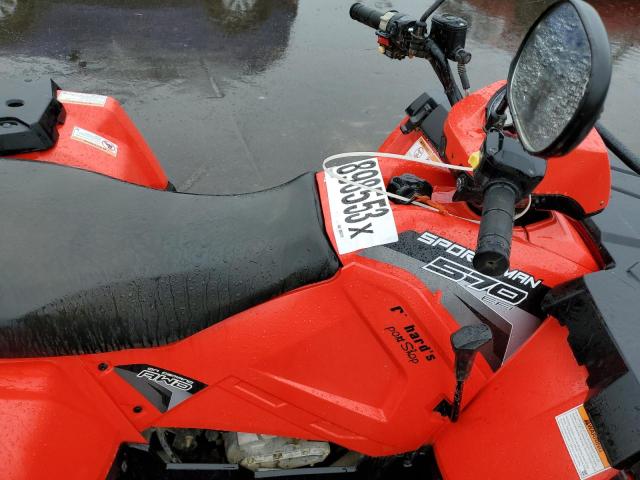 4XASEE578HA080173 - 2017 POLARIS SPORTSMAN 570 EPS 红色 照片 5