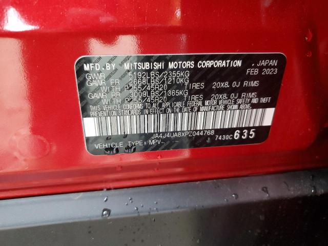JA4J4UA8XPZ044768 - 2023 MITSUBISHI OUTLANDER SE 红色 照片 13