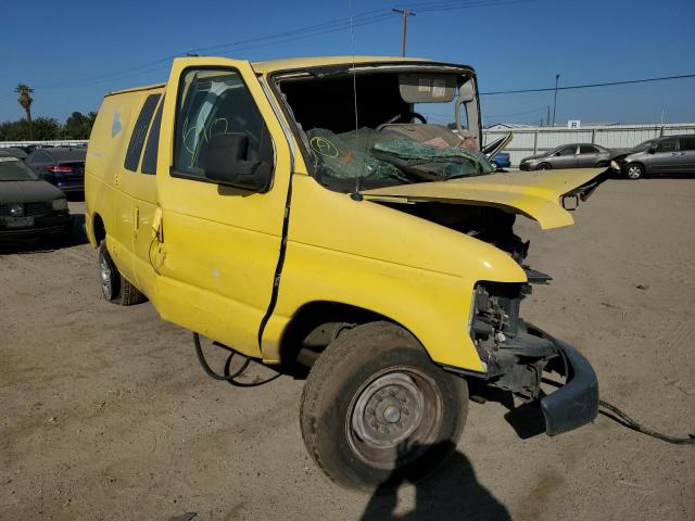 1FTNE1EW4EDA07785 - 2014 FORD ECONOLINE E150 VAN YELLOW photo 1