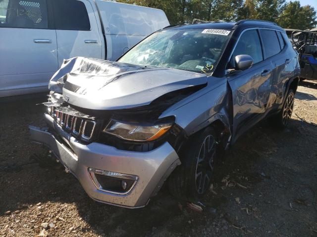 3C4NJDCB8HT681711 - 2017 JEEP COMPASS LIMITED SILVER photo 2