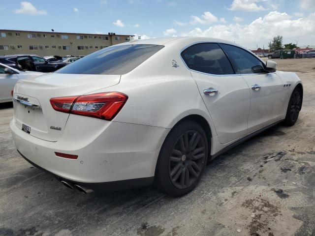 ZAM57XSA0F1154254 - 2015 MASERATI GHIBLI WHITE photo 3