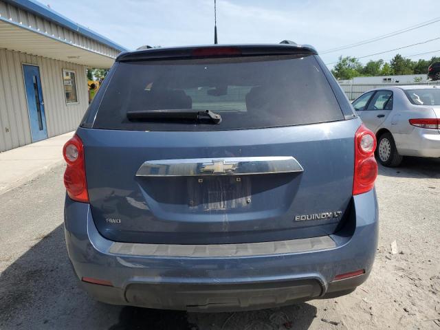 2CNFLEEC4B6366681 - 2011 CHEVROLET EQUINOX LT BLUE photo 6