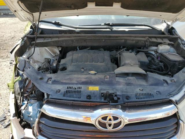 5TDKKRFH8ES020165 - 2014 TOYOTA HIGHLANDER XLE WHITE photo 12