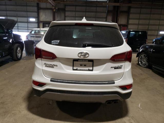 5XYZWDLA2HG472417 - 2017 HYUNDAI SANTA FE S WHITE photo 6