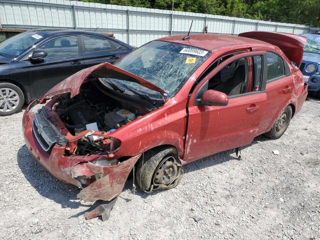 KL1TD56E09B644107 - 2009 CHEVROLET AVEO LS 栗色 照片 1