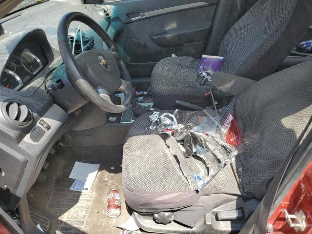 KL1TD56E09B644107 - 2009 CHEVROLET AVEO LS 栗色 照片 7