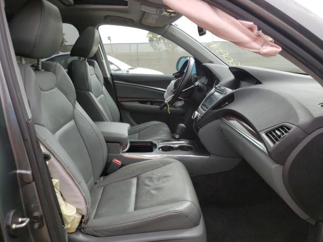 5FRYD3H40EB007747 - 2014 ACURA MDX TECHNOLOGY GRAY photo 5