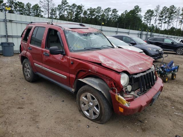 1J4GK58K56W213117 - 2006 JEEP LIBERTY LIMITED RED photo 9