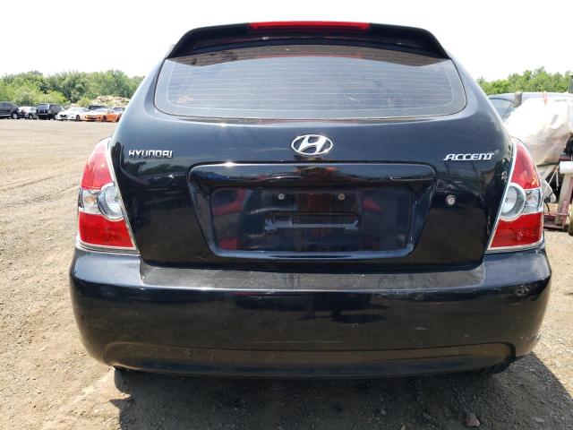 KMHCM36C69U114140 - 2009 HYUNDAI ACCENT GS BLACK photo 6