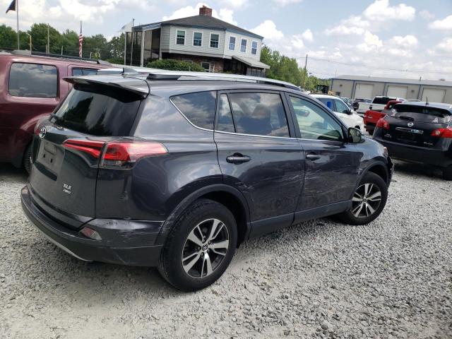 JTMRFREVXHJ702170 - 2017 TOYOTA RAV4 XLE GRAY photo 3