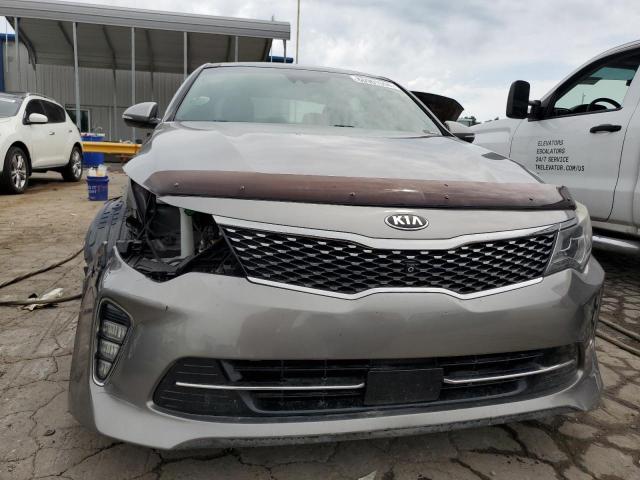 5XXGV4L22JG228425 - 2018 KIA OPTIMA SXL GRAY photo 5