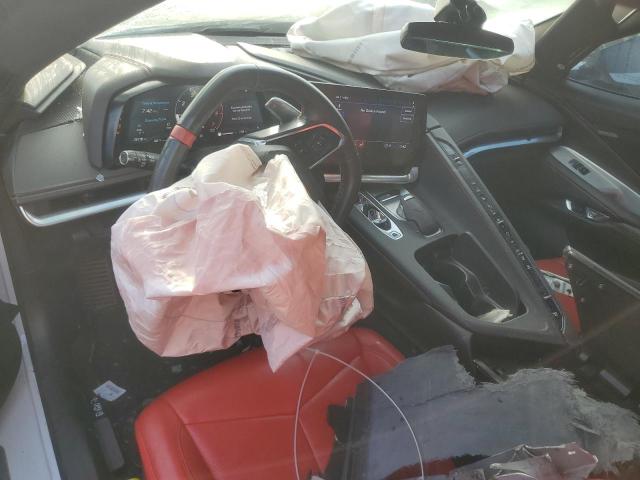 1G1YA3D48N5116323 - 2022 CHEVROLET CORVETTE STINGRAY 1LT WHITE photo 8