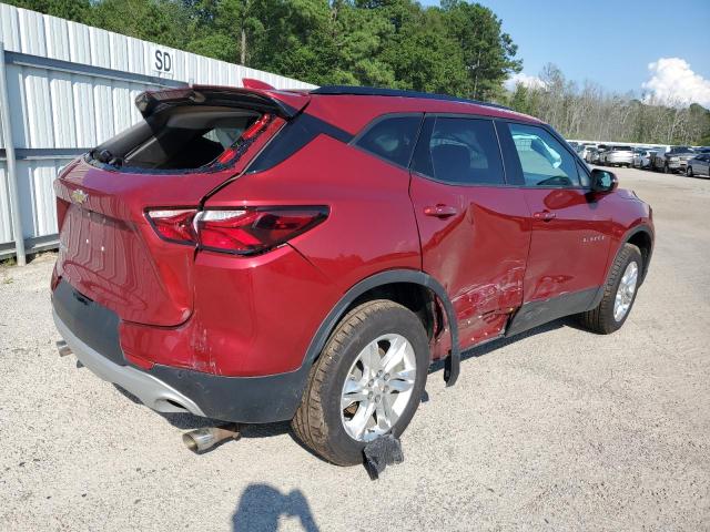 3GNKBBRA5MS507377 - 2021 CHEVROLET BLAZER 1LT BURGUNDY photo 3