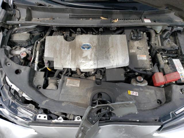 JTDL9MFU5M3027865 - 2021 TOYOTA PRIUS LE SILVER photo 11