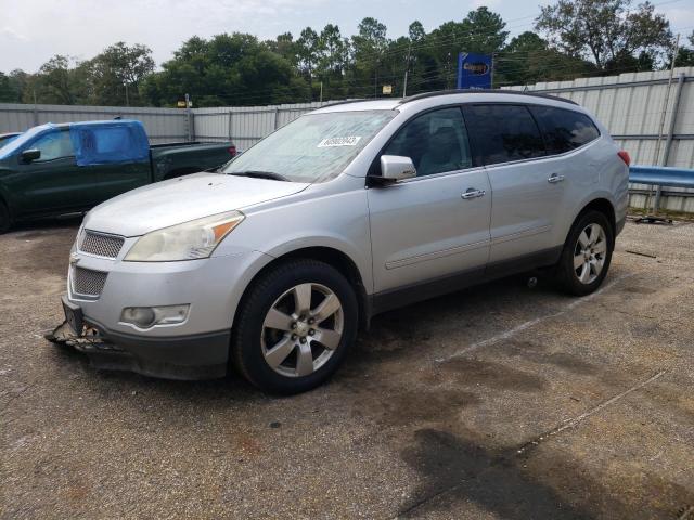 1GNKRLED1BJ159531 - 2011 CHEVROLET TRAVERSE LTZ SILVER photo 1