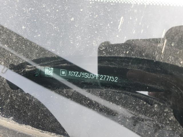 1G1ZJ5SU3HF277132 - 2017 CHEVROLET MALIBU HYBRID TEAL photo 12