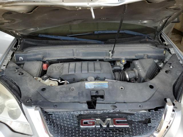 1GKLVLED3AJ125778 - 2010 GMC ACADIA SLE SILVER photo 12