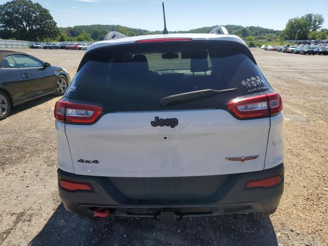 1C4PJMBS7GW179095 - 2016 JEEP CHEROKEE TRAILHAWK WHITE photo 6