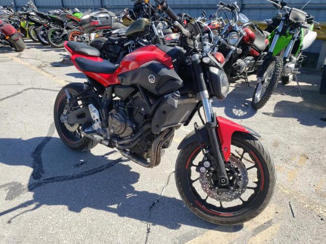 JYARM06E6HA011391 - 2017 YAMAHA FZ07 RED photo 1