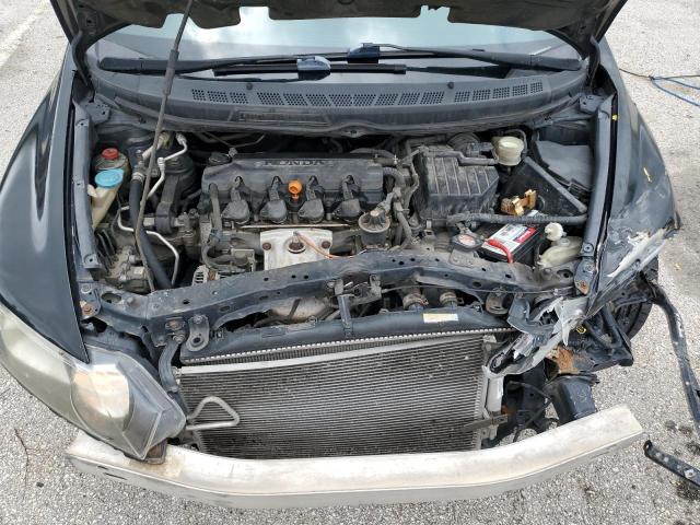 19XFA1F61AE047989 - 2010 HONDA CIVIC LX-S BLACK photo 11
