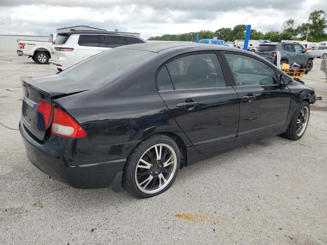 19XFA1F61AE047989 - 2010 HONDA CIVIC LX-S BLACK photo 3